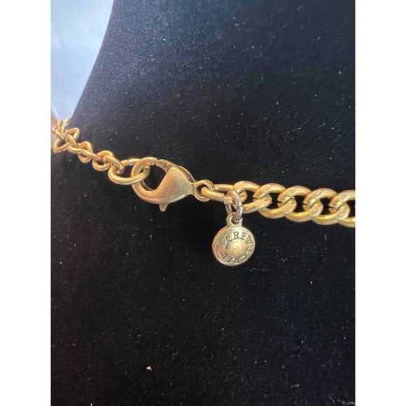 J.crew navy blue with clear crystal statement necklace - Picture 6 of 6